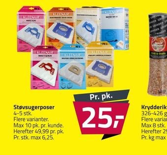 Fleggaard Støvsugerposer tilbud