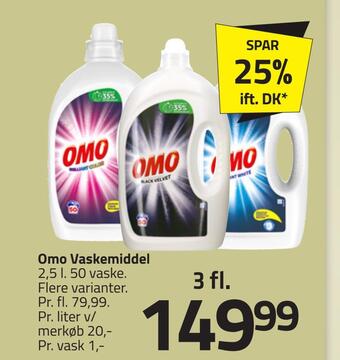 Fleggaard Omo vaskemiddel tilbud