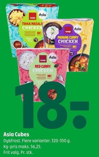 Coop 365 Asia cubes tilbud