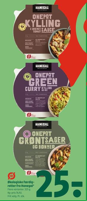 Coop 365 Økologiske færdigretter fra hanegal tilbud