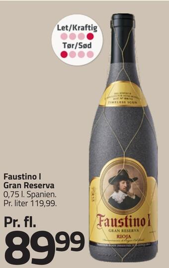 Fleggaard Faustino l gran reserva tilbud