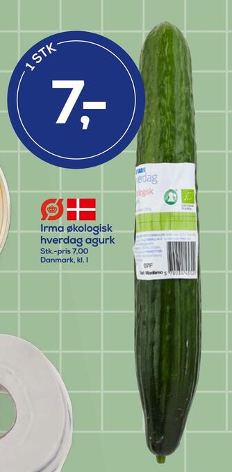 Irma Irma økologisk hverdag agurk tilbud