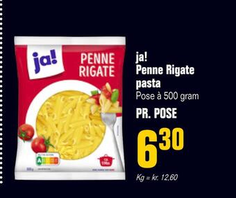 Otto Duborg Ja! penne rigate pasta tilbud