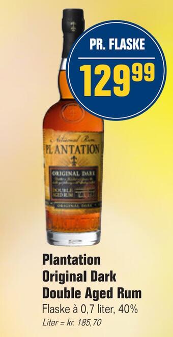Otto Duborg Plantation original dark double aged rum tilbud