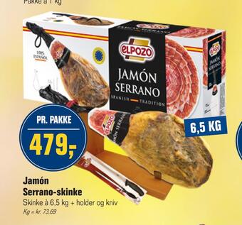 Jamón serrano-skinke