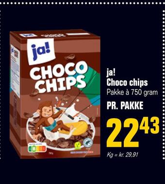 Otto Duborg Ja! choco chips tilbud