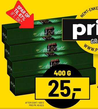 Priss After eight tilbud