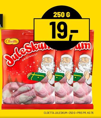 Cloetta juleskum