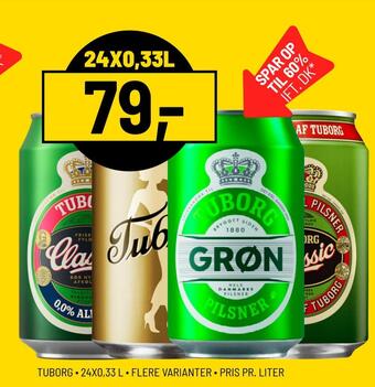 Priss Tuborg tilbud