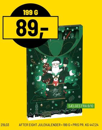 Priss After eight julekalender tilbud