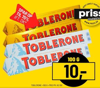 Priss Toblerone tilbud