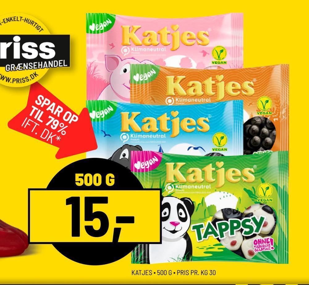 Katjes tilbud hos Priss