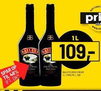 Priss Baileys irish cream tilbud