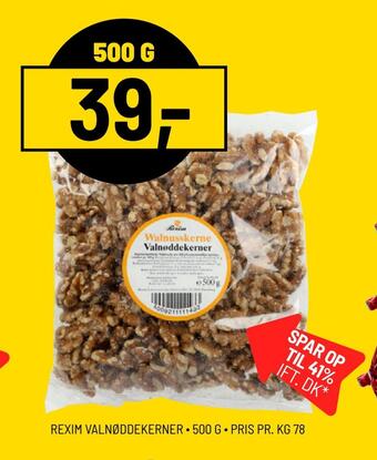 Priss Rexim valnøddekerner tilbud