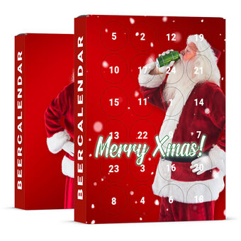 Netpris Julekalender cider motiv julemand 24 x 330ml tilbud