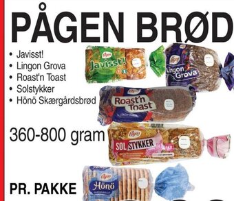 ABC Lavpris PÅGEN BRØD tilbud
