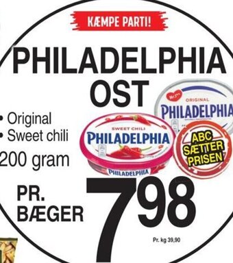 ABC Lavpris PHILADELPHIA OST tilbud