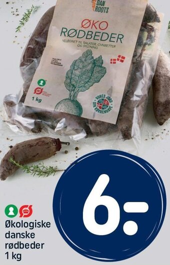 Økologiske danske rødbeder 1 kg