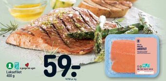 REMA 1000 Laksefilet 400 g tilbud