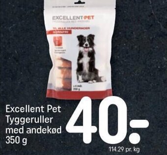 REMA 1000 Excellent Pet Tyggeruller med andekød 350 g tilbud