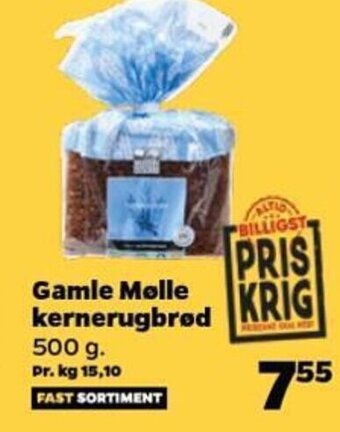 Netto Gamle Mølle kernerugbrød tilbud