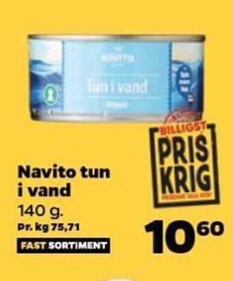 Netto Navito tun i vand tilbud