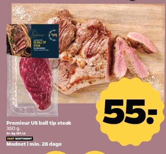 Netto Premieur US ball tip steak 350 g. tilbud