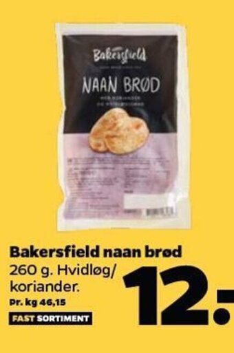 Netto Bakersfield naan brød tilbud