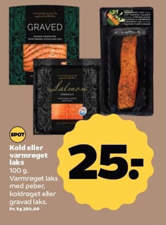 Netto Kold eller varmrøget laks tilbud