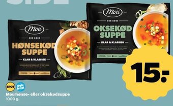 Netto Mou honse- eller oksekødsuppe 1000 g. tilbud