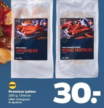 Netto Premieur pølser tilbud