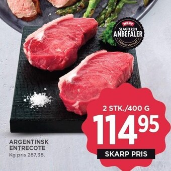 MENY Argentinsk entrecote tilbud