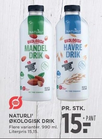 Naturli´ økologisk drik