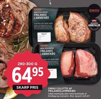 Omhu culotte af frilandslammekød