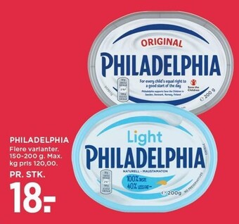 MENY Philadelphia tilbud