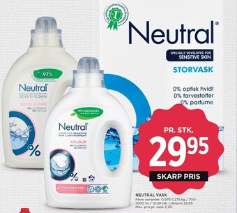 MENY Neutral vask tilbud