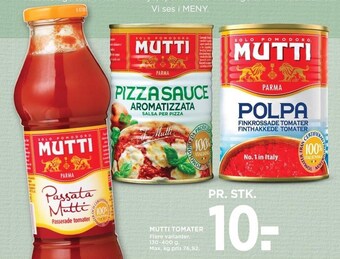 MENY Mutti tomater tilbud