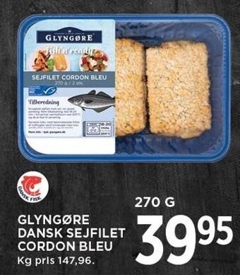 MENY Glyngøre dansk sejfilet cordon bleu tilbud