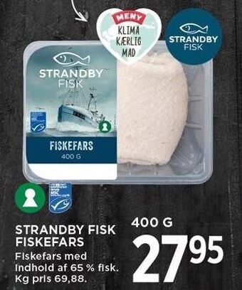 MENY Strandby fisk fiskefars tilbud
