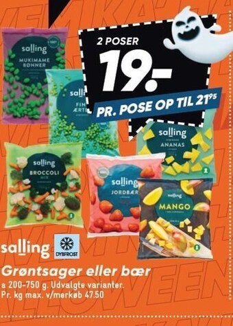 Bilka Salling grøntsager eller bær tilbud