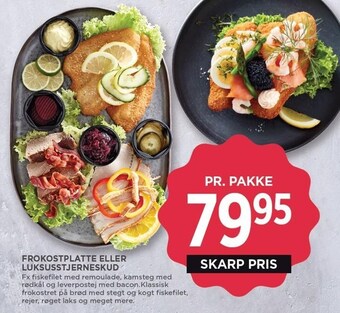 MENY Frokostplatte eller luksusstjerneskud tilbud