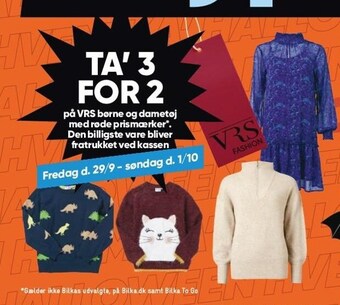 Bilka Ta´3 for 2 tilbud