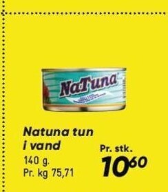 Natuna tun i vand