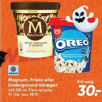 Bilka Magnum, frisko eller underground isbæger tilbud