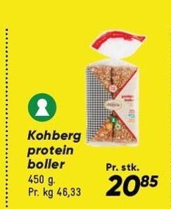 Bilka Kohberg proteinboller tilbud