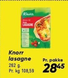Bilka Knorr lasagne tilbud
