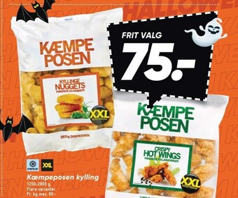 Bilka Kæmpeposen kylling tilbud