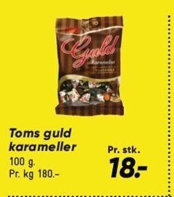 Bilka Toms guld karameller tilbud