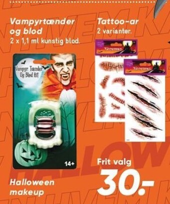 Bilka Frit valg 30 tilbud