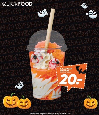 Bilka Halloween isbombe tilbud